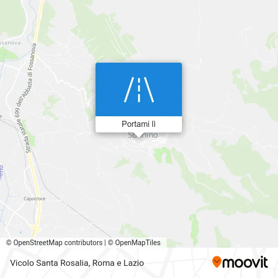 Mappa Vicolo Santa Rosalia