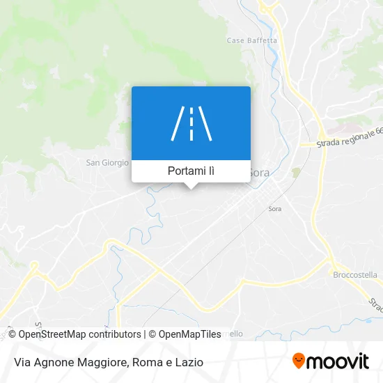 Mappa Via Agnone Maggiore