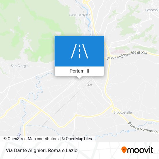 Mappa Via Dante Alighieri