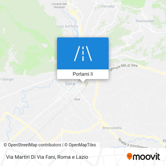 Mappa Via Martiri Di Via Fani