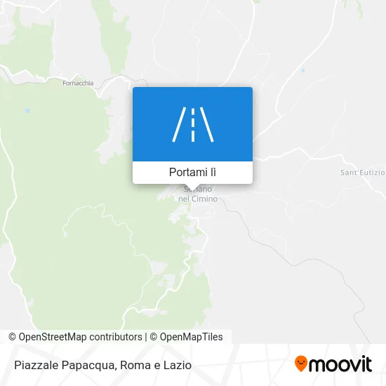 Mappa Piazzale Papacqua
