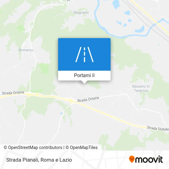 Mappa Strada Pianali