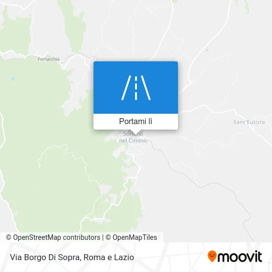 Mappa Via Borgo Di Sopra
