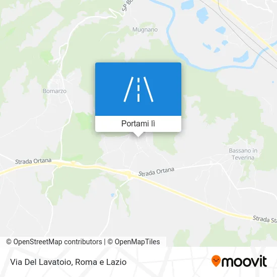 Mappa Via Del Lavatoio