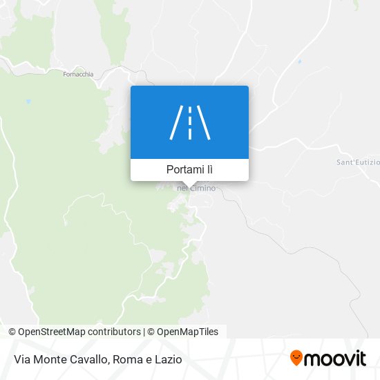 Mappa Via Monte Cavallo