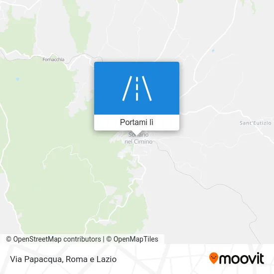 Mappa Via Papacqua
