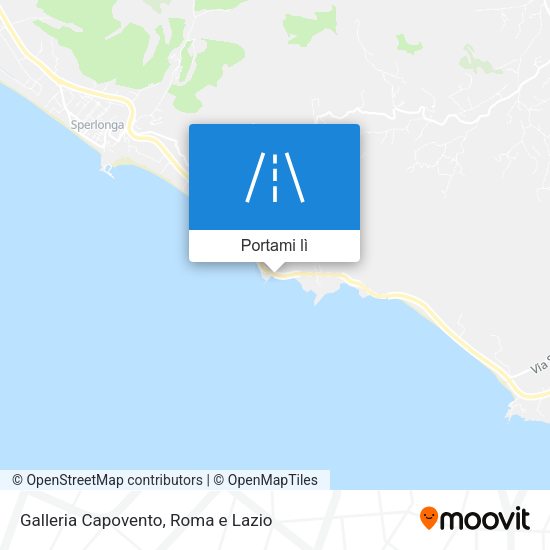 Mappa Galleria Capovento