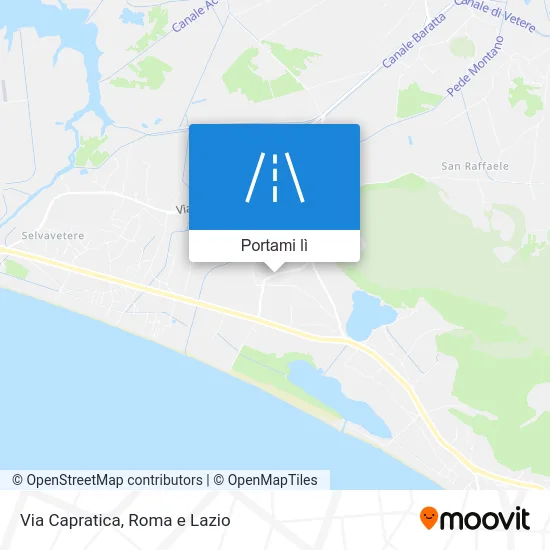 Mappa Via Capratica