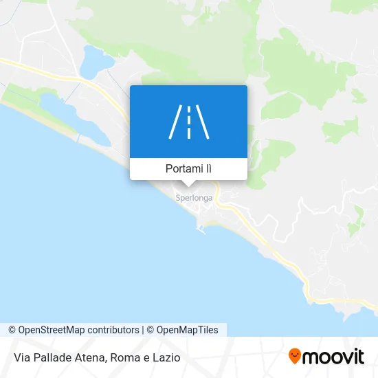 Mappa Via Pallade Atena