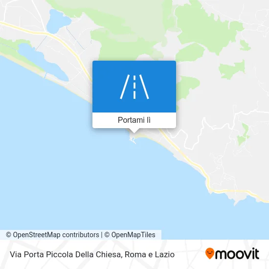 Mappa Via Porta Piccola Della Chiesa