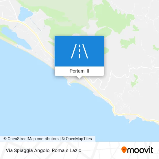 Mappa Via Spiaggia Angolo