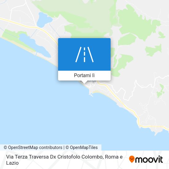 Mappa Via Terza Traversa Dx Cristofolo Colombo