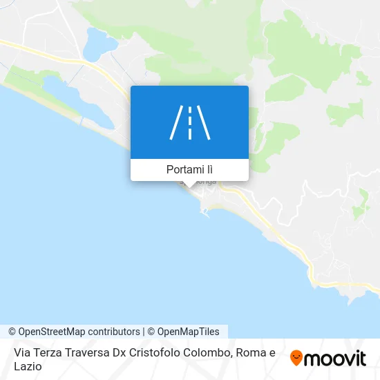 Mappa Via Terza Traversa Dx Cristofolo Colombo