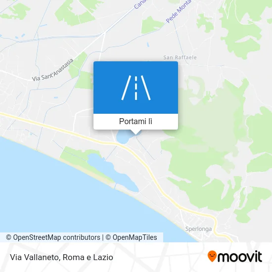 Mappa Via Vallaneto