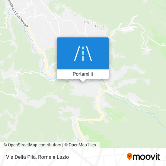 Mappa Via Della Pila
