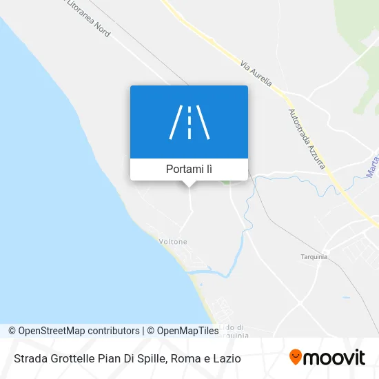 Mappa Strada Grottelle Pian Di Spille