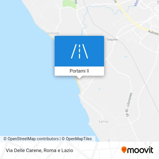 Mappa Via Delle Carene