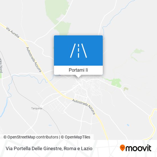 Mappa Via Portella Delle Ginestre