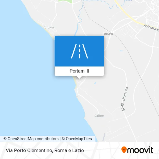 Mappa Via Porto Clementino