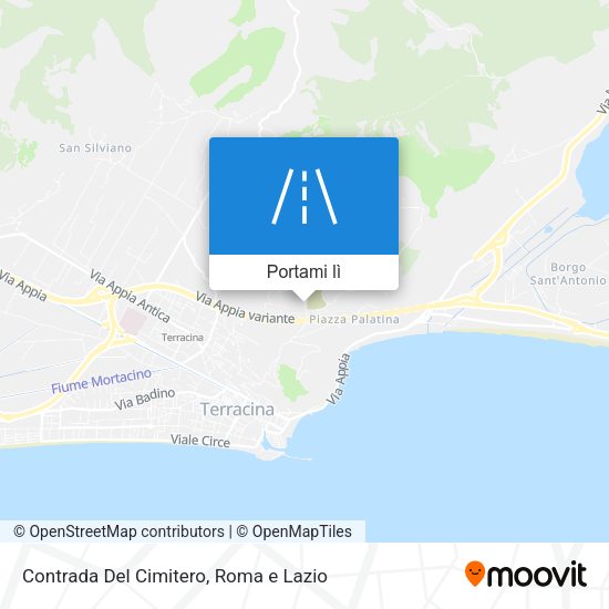 Mappa Contrada Del Cimitero