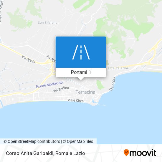 Mappa Corso Anita Garibaldi