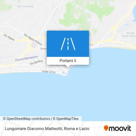 Mappa Lungomare Giacomo Matteotti