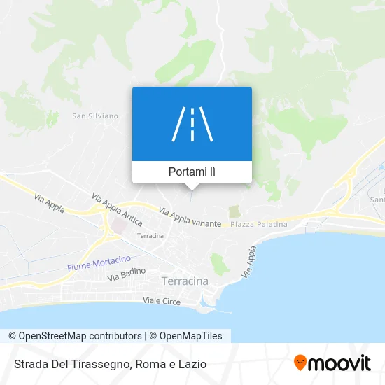 Mappa Strada Del Tirassegno