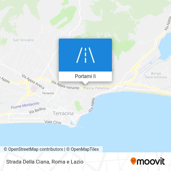 Mappa Strada Della Ciana