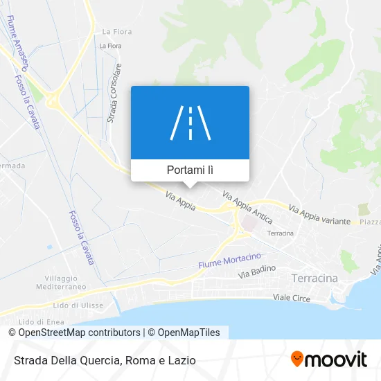 Mappa Strada Della Quercia