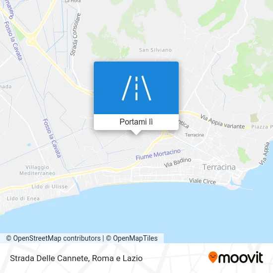 Mappa Strada Delle Cannete