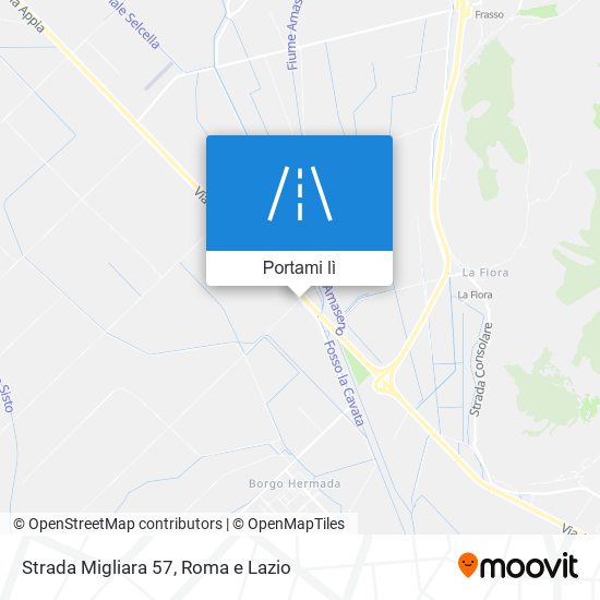 Mappa Strada Migliara 57