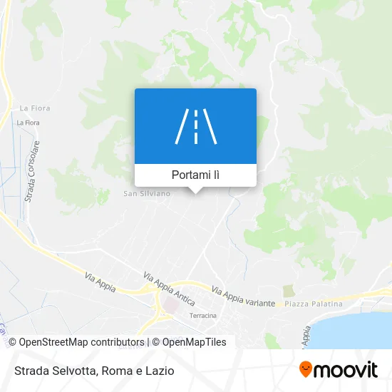 Mappa Strada Selvotta
