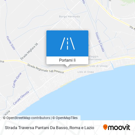 Mappa Strada Traversa Pantani Da Basso
