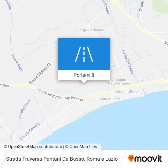 Mappa Strada Traversa Pantani Da Basso