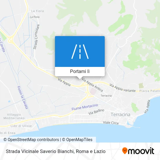 Mappa Strada Vicinale Saverio Bianchi