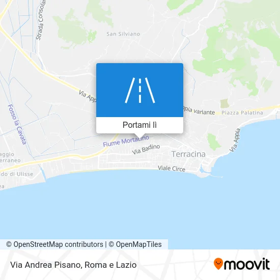Mappa Via Andrea Pisano