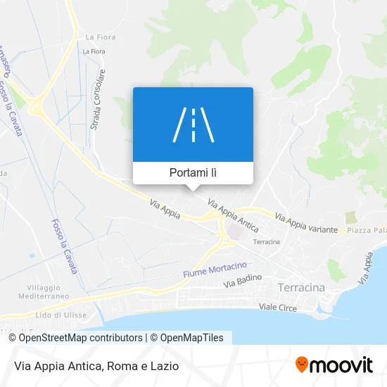 Mappa Via Appia Antica