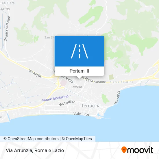 Mappa Via Arrunzia