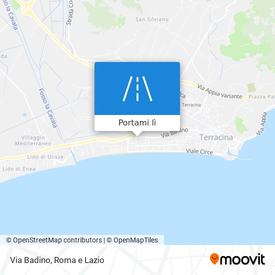 Mappa Via Badino