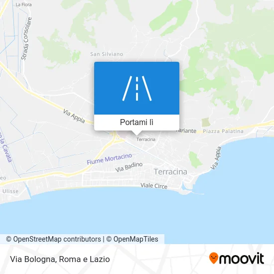 Mappa Via Bologna
