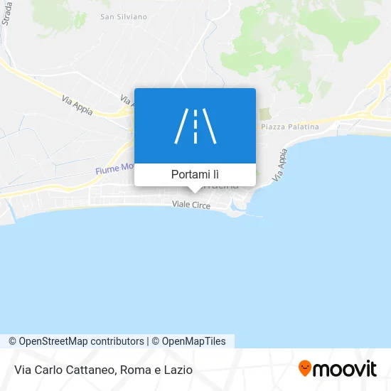 Mappa Via Carlo Cattaneo