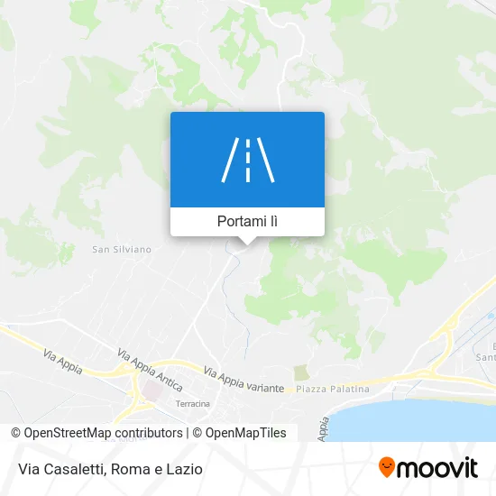 Mappa Via Casaletti