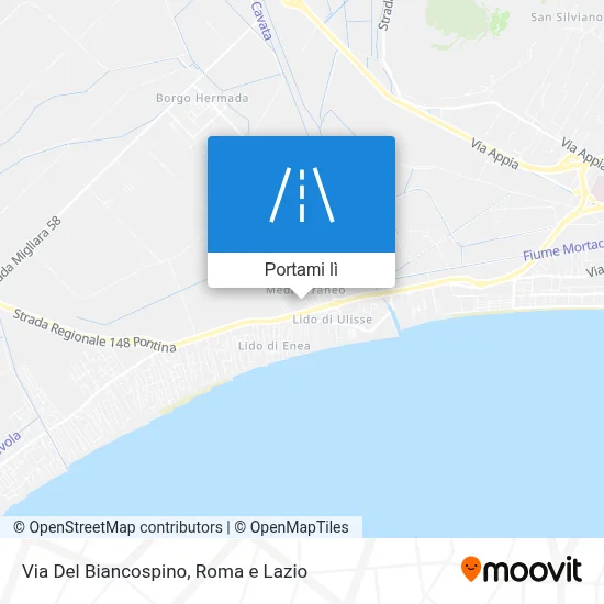 Mappa Via Del Biancospino