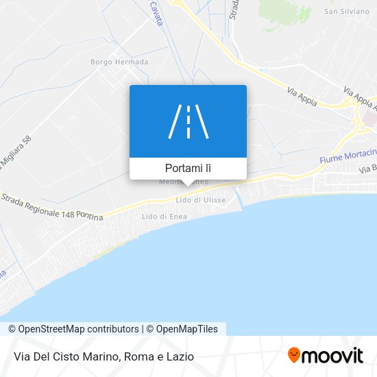 Mappa Via Del Cisto Marino