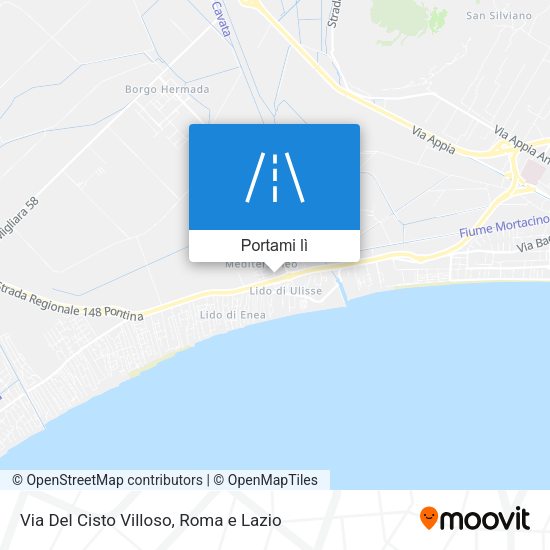Mappa Via Del Cisto Villoso