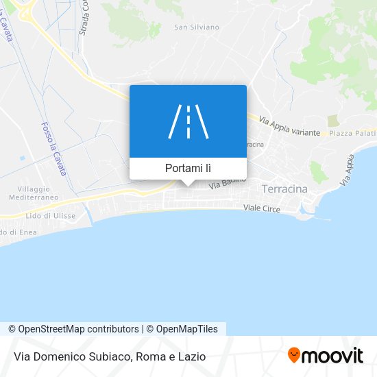 Mappa Via Domenico Subiaco