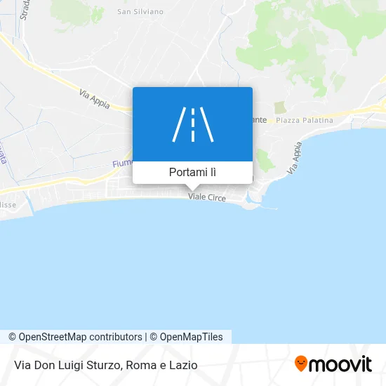 Mappa Via Don Luigi Sturzo