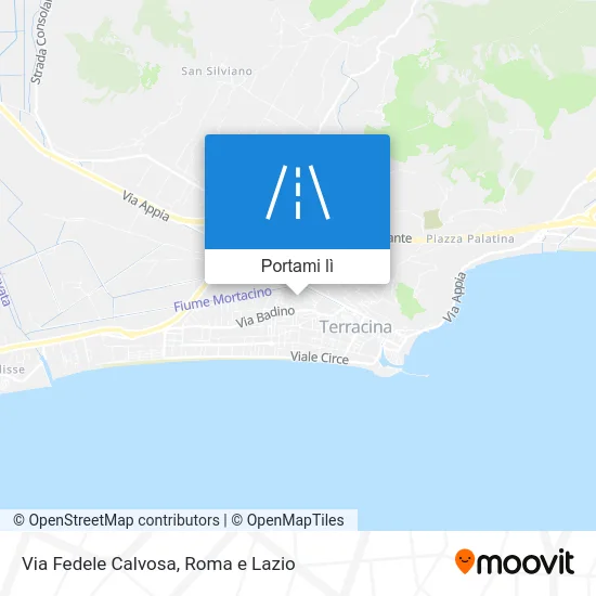 Mappa Via Fedele Calvosa