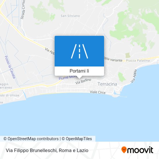 Mappa Via Filippo Brunelleschi