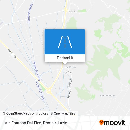 Mappa Via Fontana Del Fico